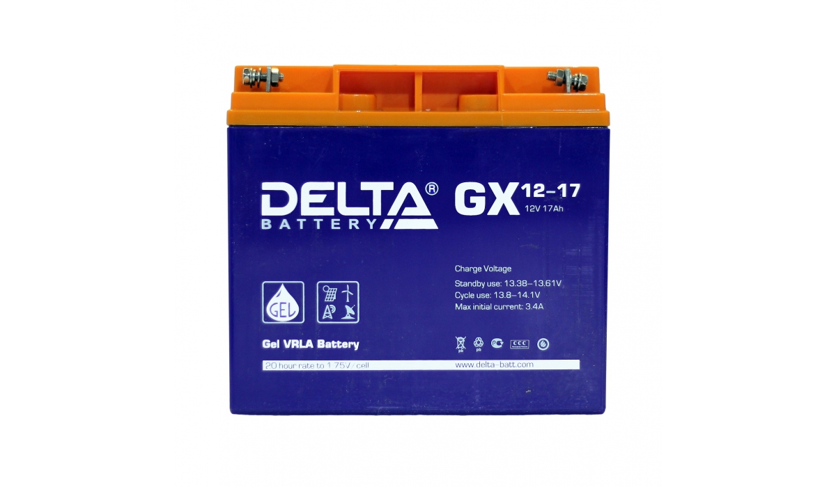 Аккумулятор Delta GX 12-17 (12V / 17Ah)